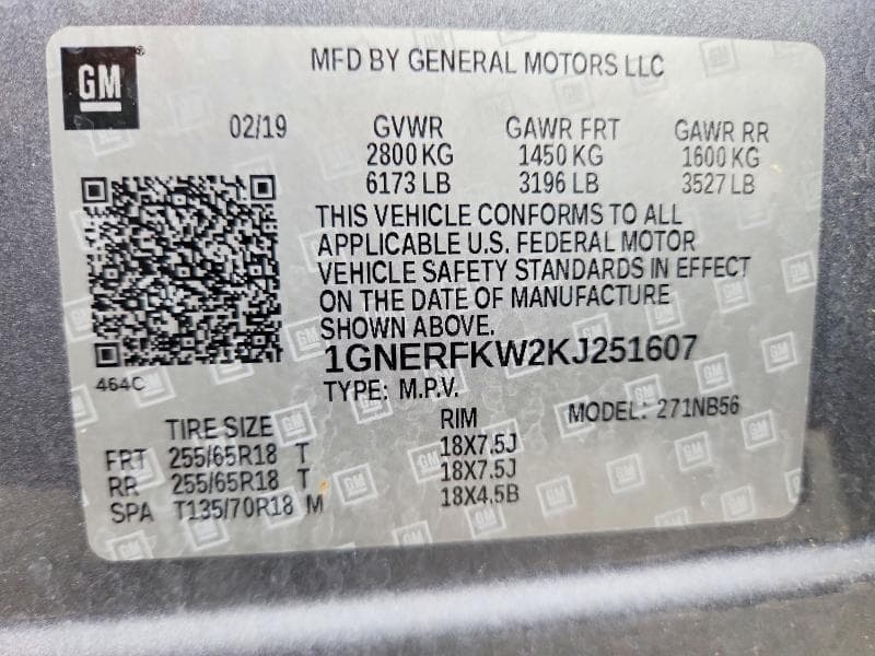 2019 CHEVROLET TRAVERSE LS LS 13