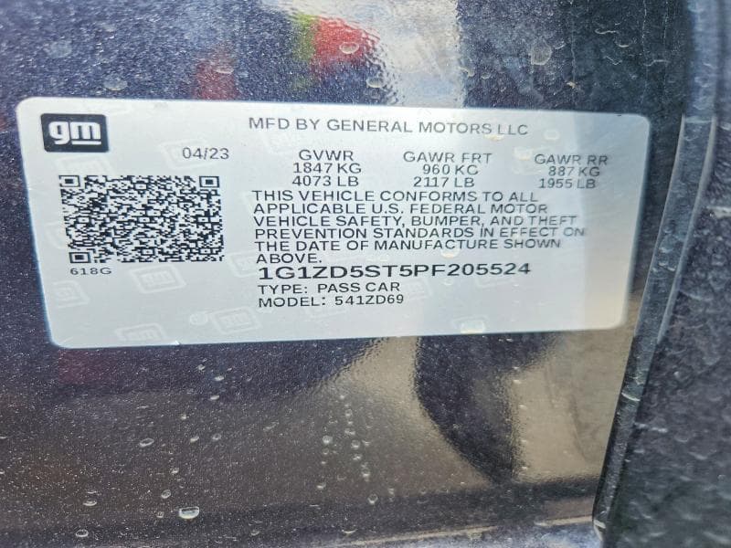 2023 CHEVROLET MALIBU LT LT 13