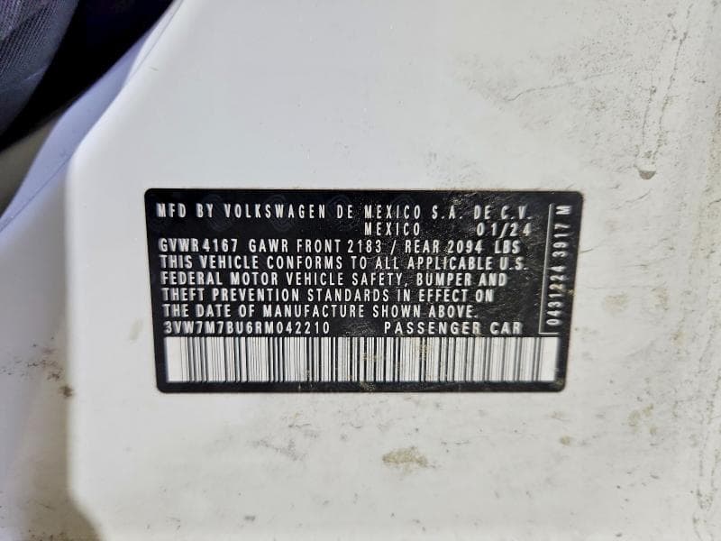 2024 VOLKSWAGEN JETTA SE 12