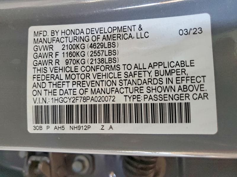 2023 HONDA ACCORD HYBRID SPORT-L 12
