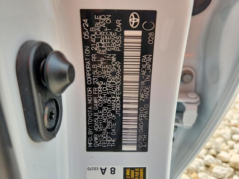 2024 TOYOTA COROLLA HYBRID LE 12