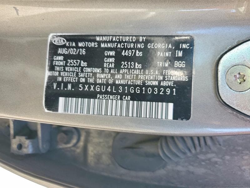 2016 KIA OPTIMA EX EX 12