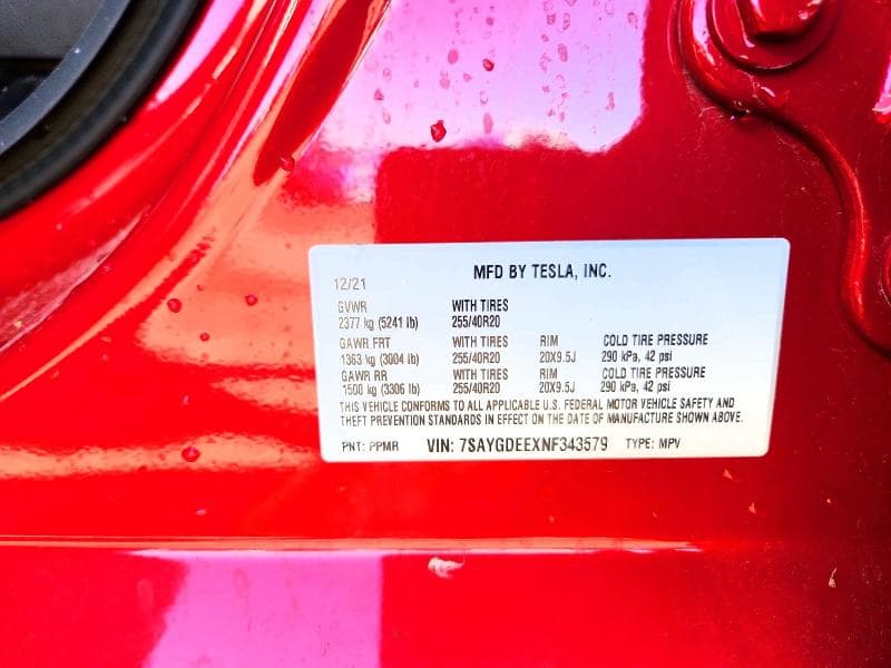 2022 TESLA MODEL Y 13