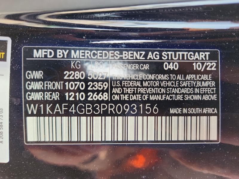 2023 MERCEDES-BENZ C 300 12