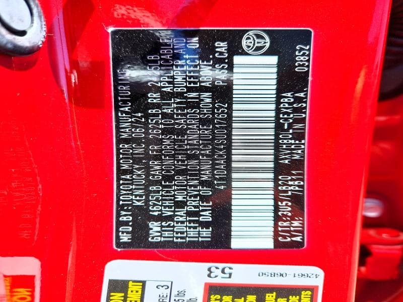2025 TOYOTA CAMRY XSE 12