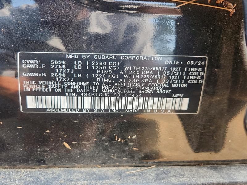 2025 SUBARU OUTBACK WILDERNESS 12