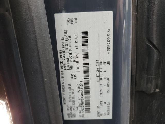2021 FORD TRANSIT T-350 HD 13