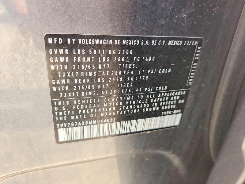 2021 VOLKSWAGEN TIGUAN SE SE 14