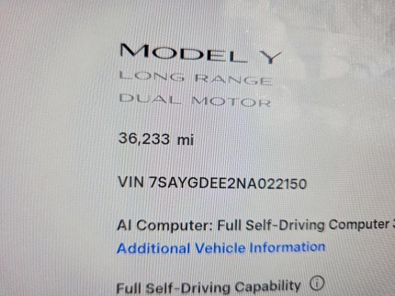 2022 TESLA MODEL Y 9