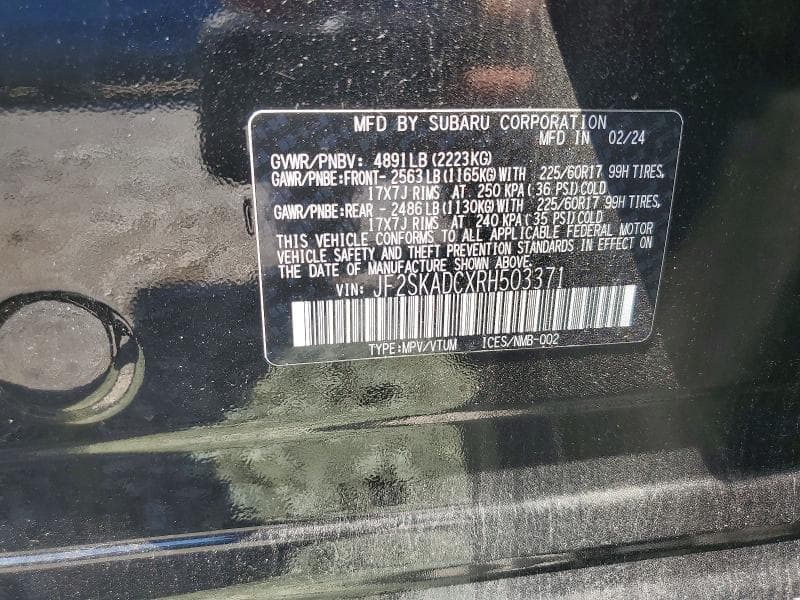 2024 SUBARU FORESTER PREMIUM 12