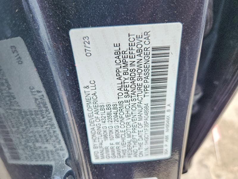 2023 HONDA ACCORD EX EX 13