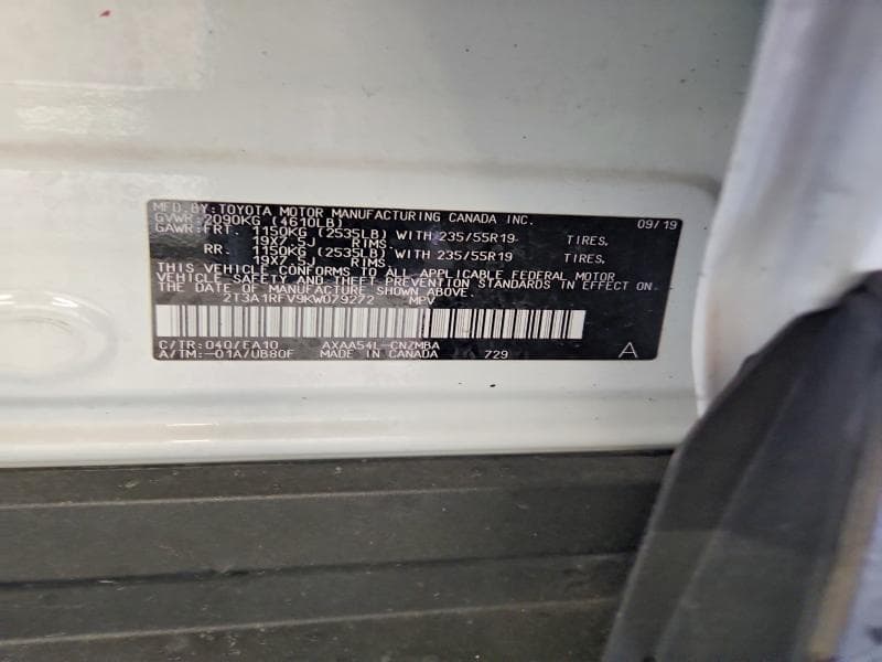 2019 TOYOTA RAV4 XLE PREMIUM 13