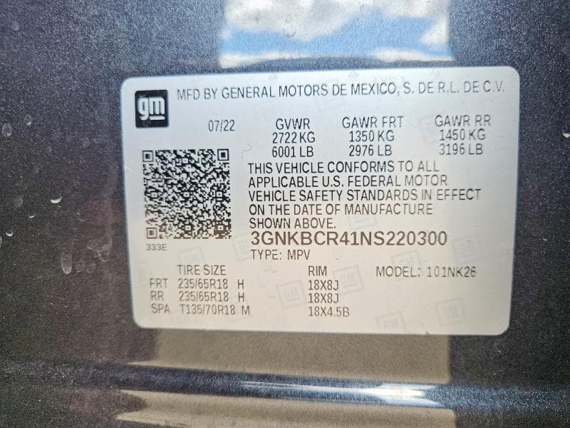 2022 CHEVROLET BLAZER 2LT 12