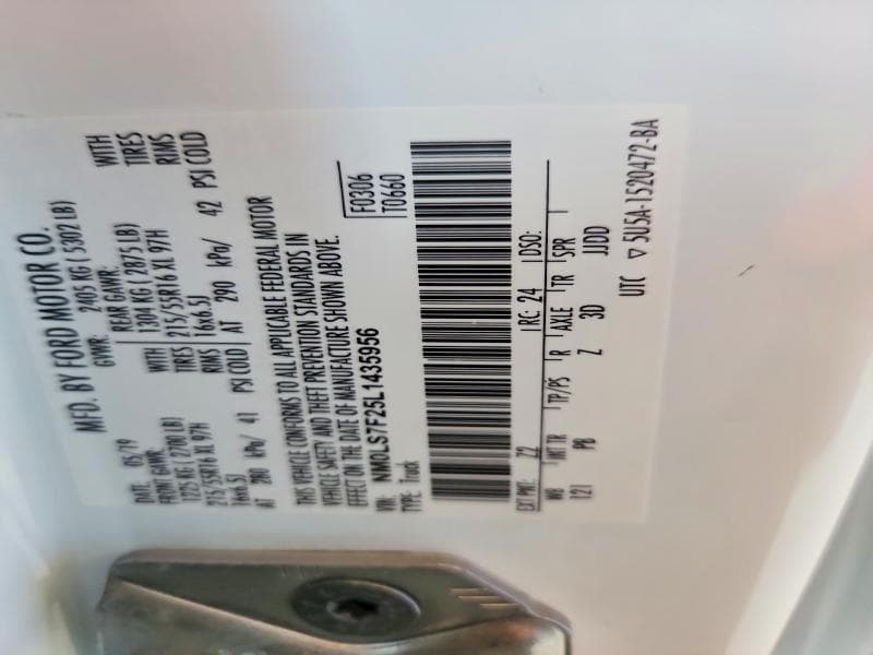 2020 FORD TRANSIT CONNECT XLT DELIVERY VAN 14