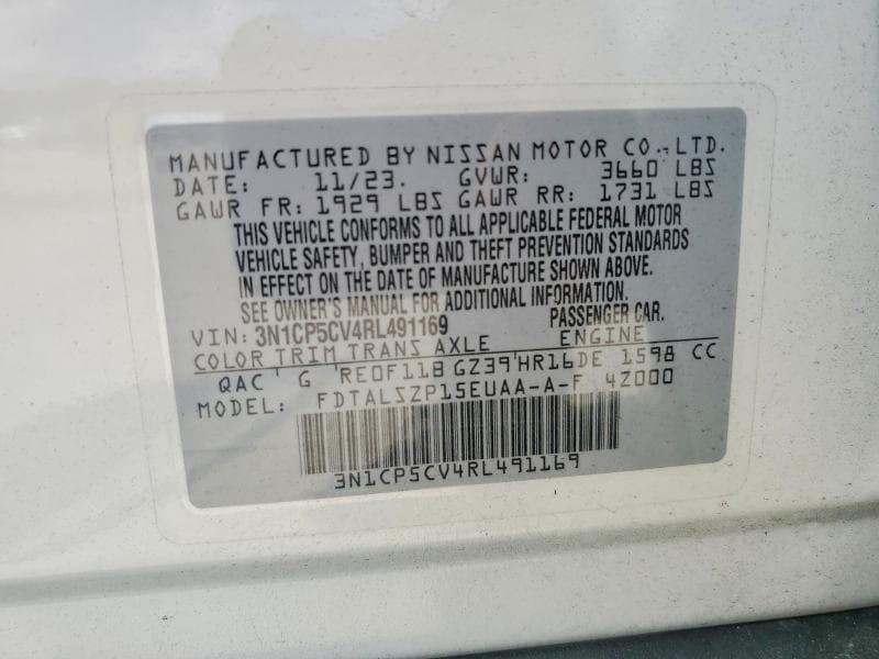 2024 NISSAN KICKS SV SV 14