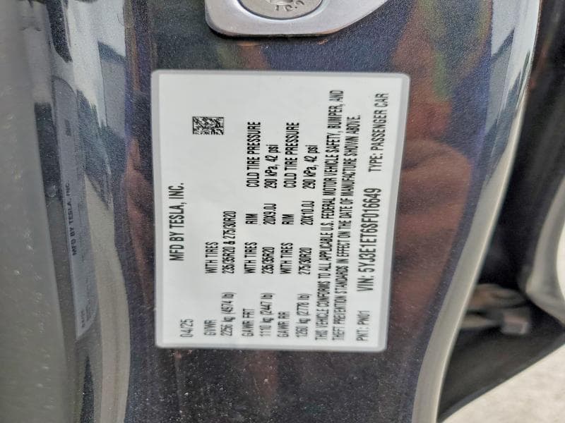 2025 TESLA MODEL 3 13