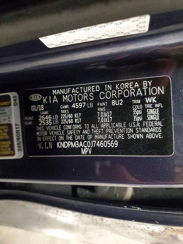 2018 KIA SPORTAGE LX 13