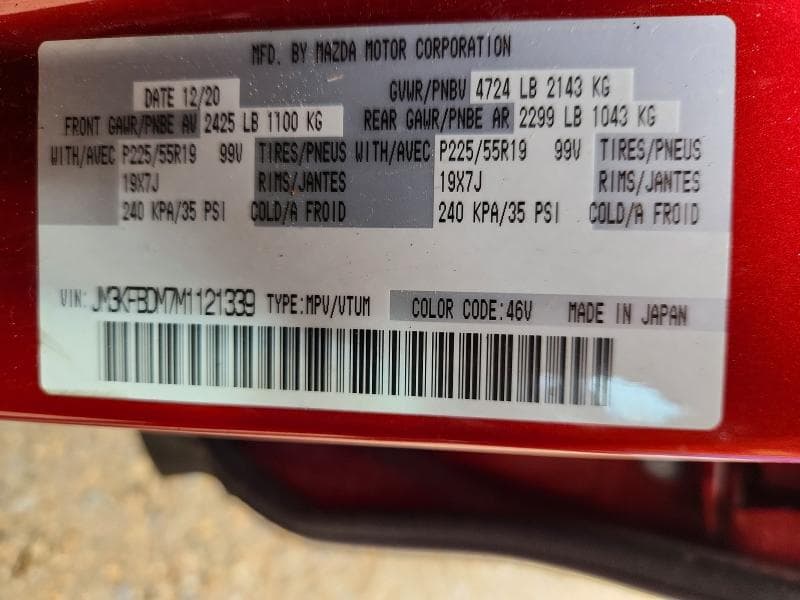 2021 MAZDA CX-5 GRAND TOURING 13