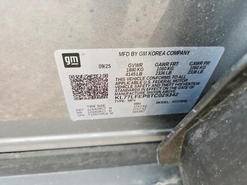2026 CHEVROLET TRAX LS LS 12