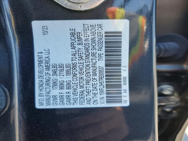 2024 HONDA CIVIC LX 13
