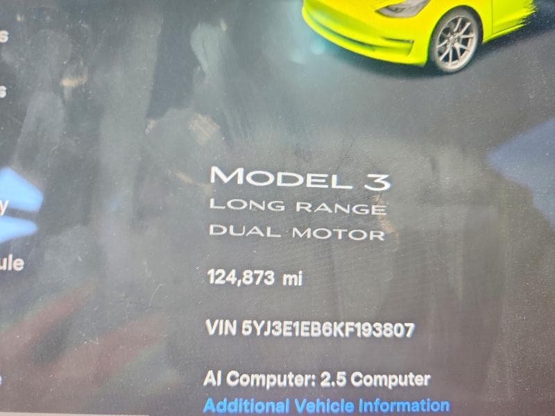 2019 TESLA MODEL 3 9