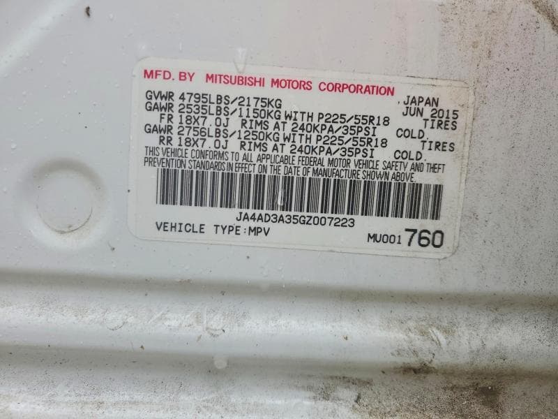 2016 MITSUBISHI OUTLANDER 13