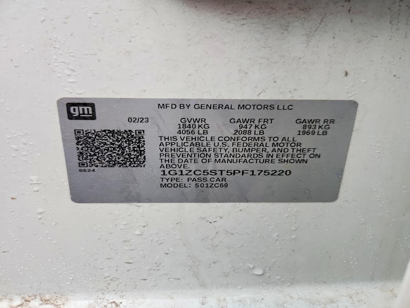 2023 CHEVROLET MALIBU LS LS 12