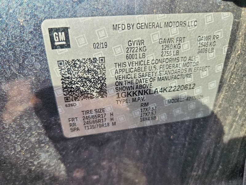 2019 GMC ACADIA SLE 14
