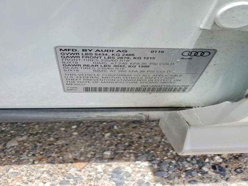 2019 AUDI Q5 PREMIUM 12