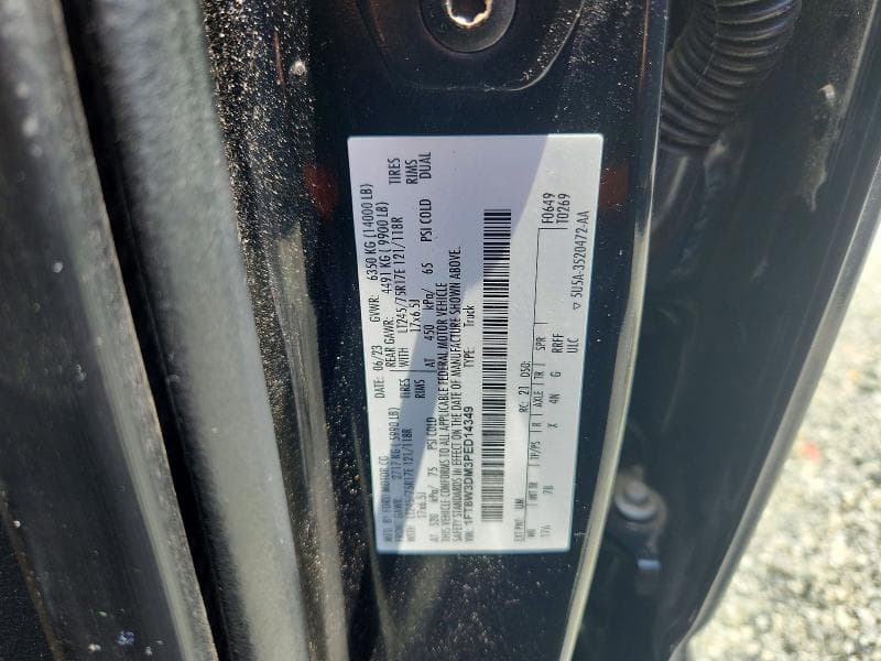 2023 FORD F350 SUPER DUTY 13