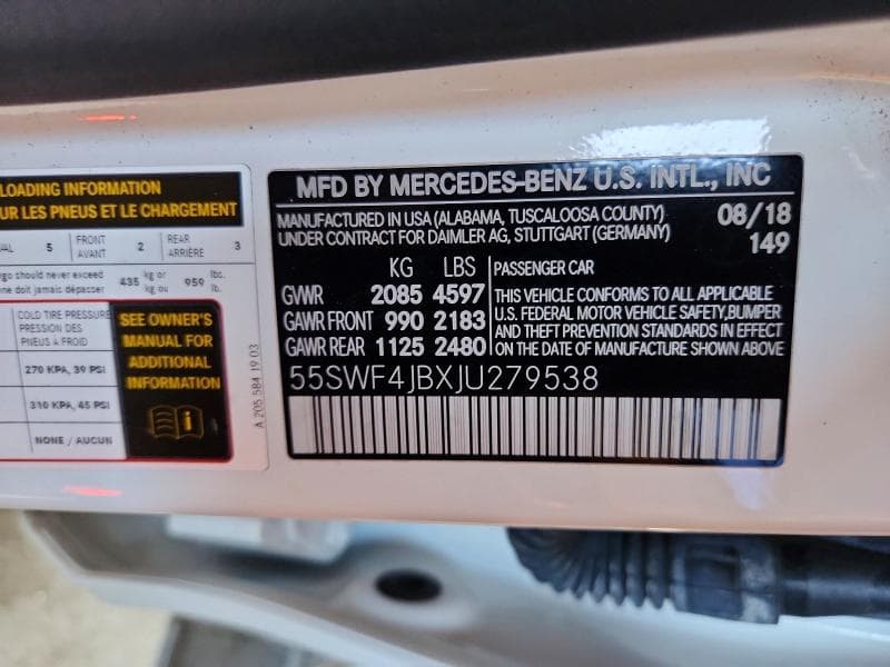 2018 MERCEDES-BENZ C 300 12
