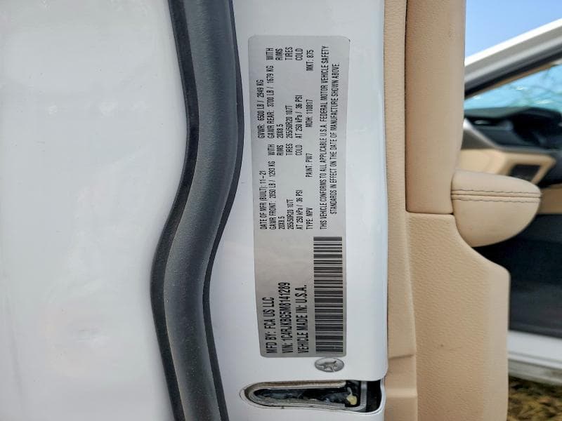 2021 JEEP GRAND CHEROKEE L LIMITED 13