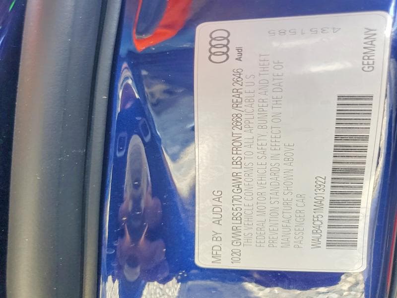 2021 AUDI S5 PRESTIGE 12