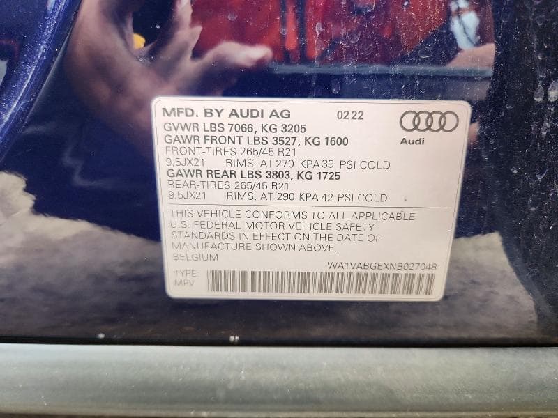 2022 AUDI E-TRON CHRONOS 12