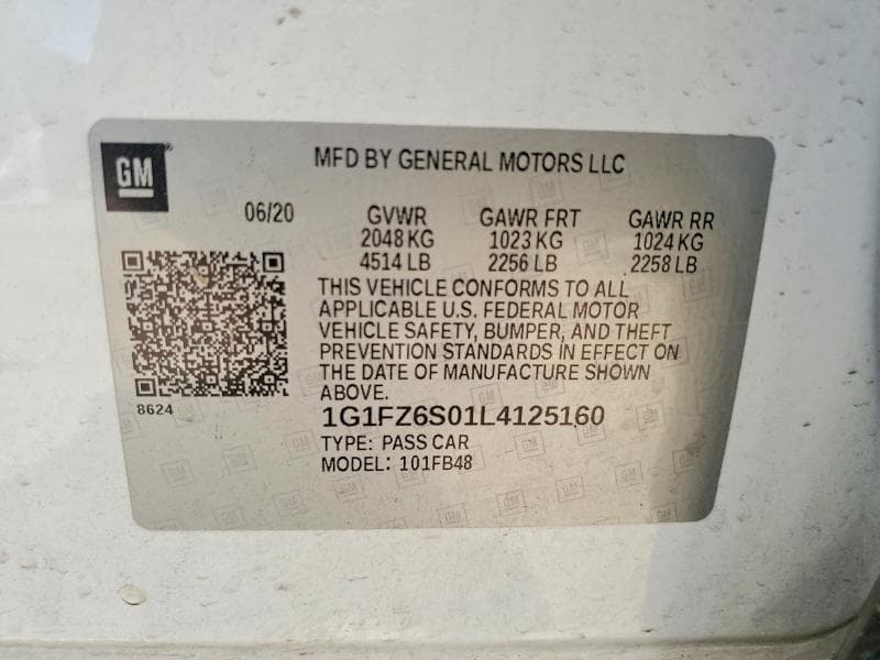 2020 CHEVROLET BOLT EV PREMIER 13