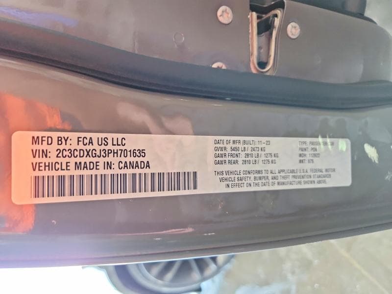 2023 DODGE CHARGER SCAT PACK SCAT PACK 13