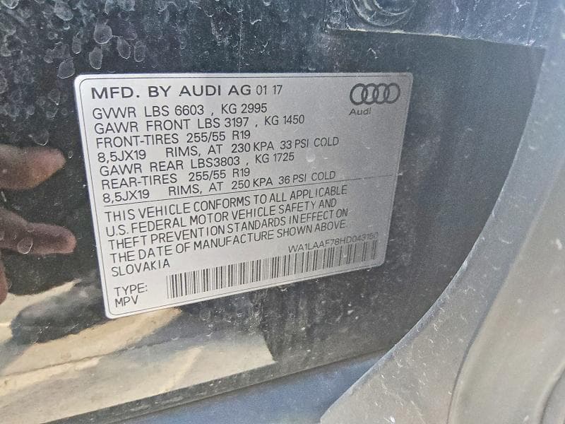 2017 AUDI Q7 PREMIUM PLUS 13