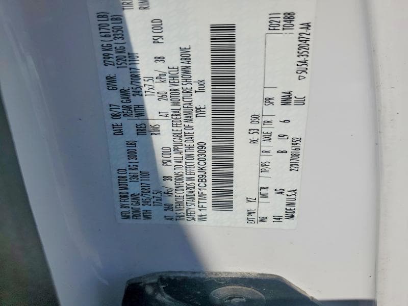 2018 FORD F150 12