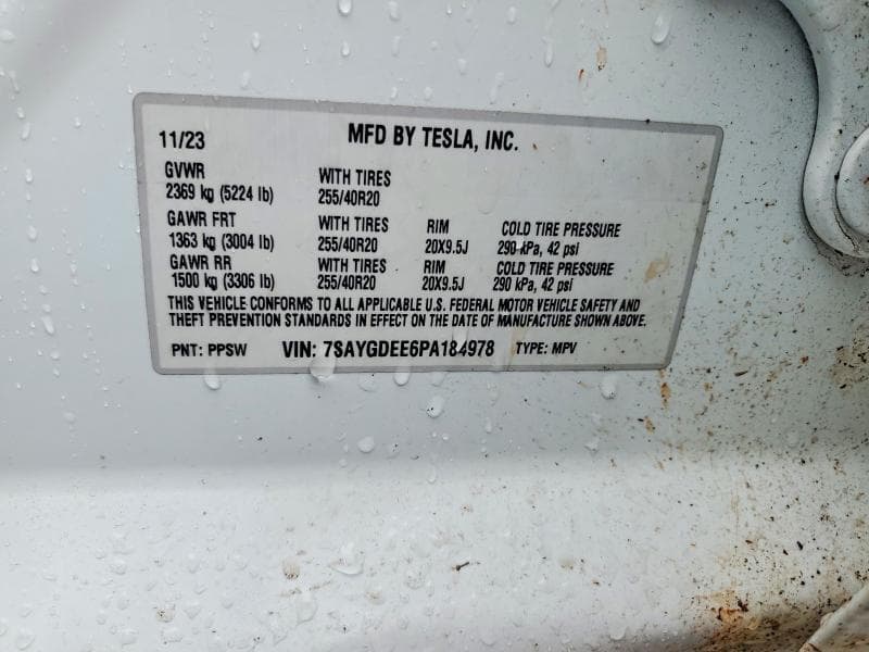 2023 TESLA MODEL Y 12