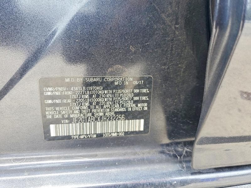 2018 SUBARU CROSSTREK PREMIUM 14