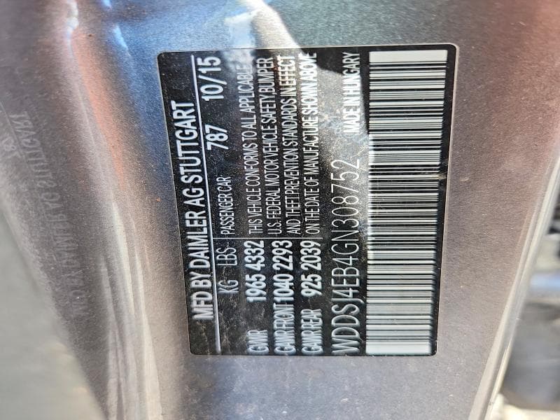 2016 MERCEDES-BENZ CLA 250 250 13