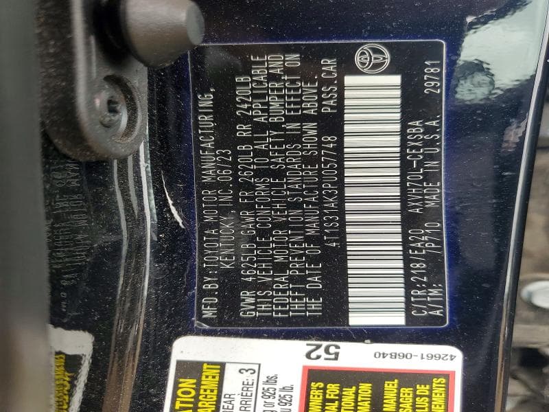 2023 TOYOTA CAMRY HYBRID SE 12