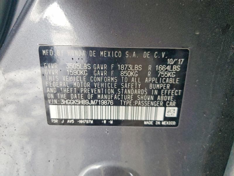 2018 HONDA FIT EX 13