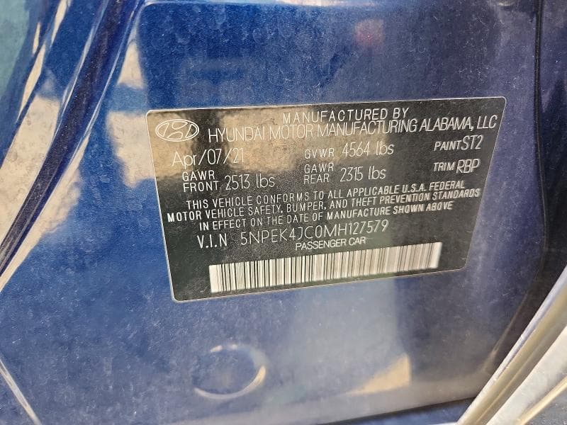 2021 HYUNDAI SONATA N LINE 12
