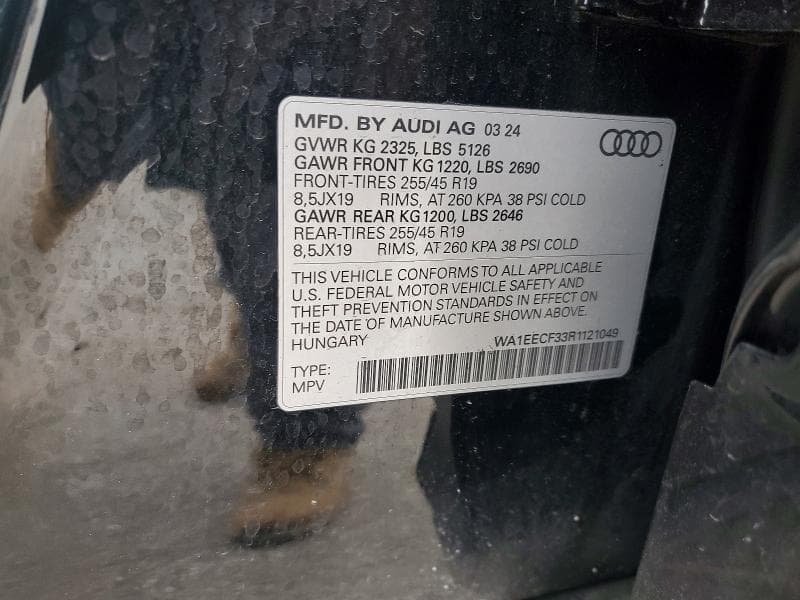2024 AUDI Q3 PREMIUM PLUS S LINE 45 12