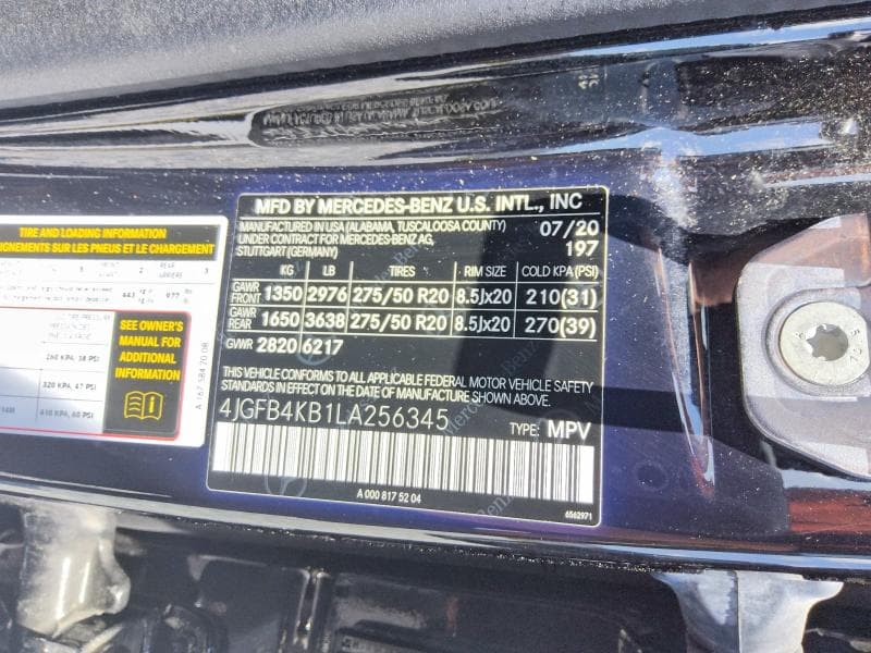 2020 MERCEDES-BENZ GLE 350 4MATIC 13