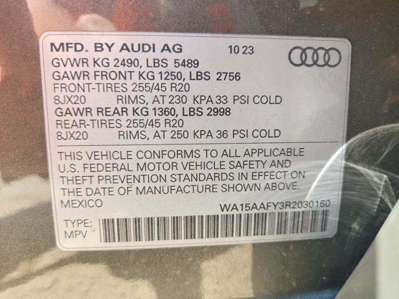 2024 AUDI Q5 SPORTBACK PRM PLS 45 14