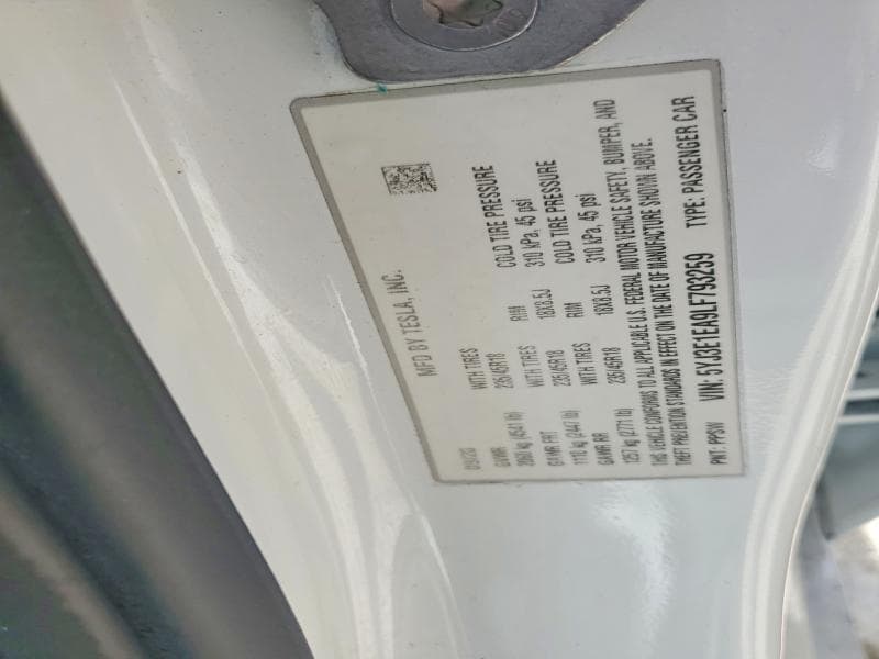 2020 TESLA MODEL 3 12