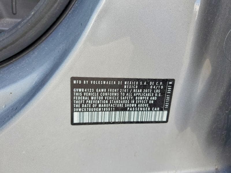 2019 VOLKSWAGEN JETTA S 12