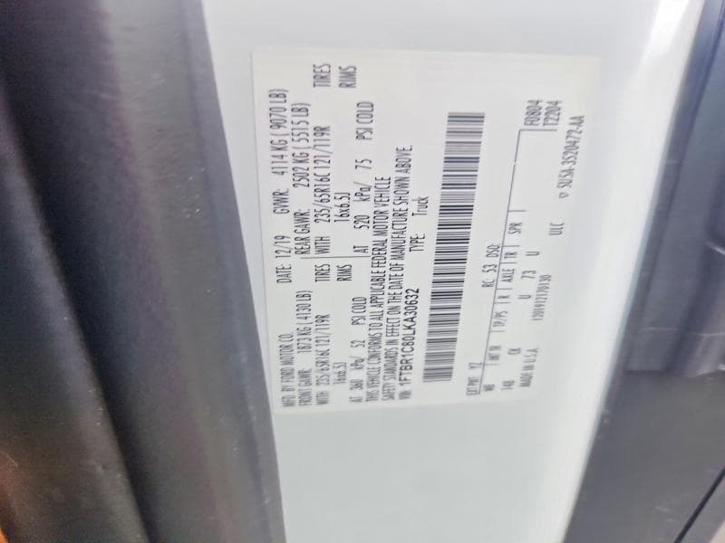 2020 FORD TRANSIT T-250 13